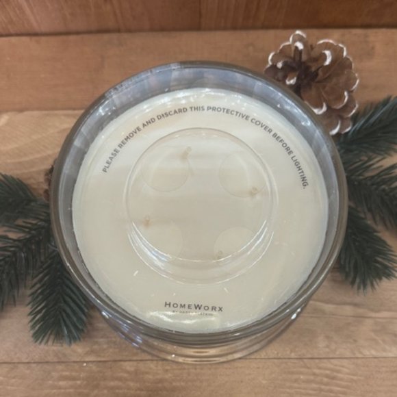 HomeWorx by Slatkin & Co Winter Fireside 18oz 4 Wick Candle - Picture 3 of 4